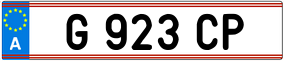 Truck License Plate
